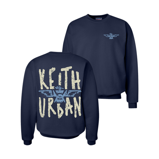 Navy Blue Phoenix Crewneck
